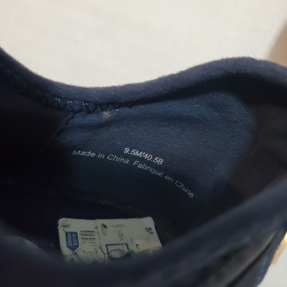 DKNY Womens Navy Blue Mesh Slip On Platform Sneakers Silver Logo Size 9.5 - Picture 3 of 10